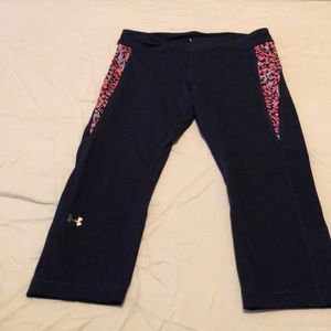 Navy cropped leggings